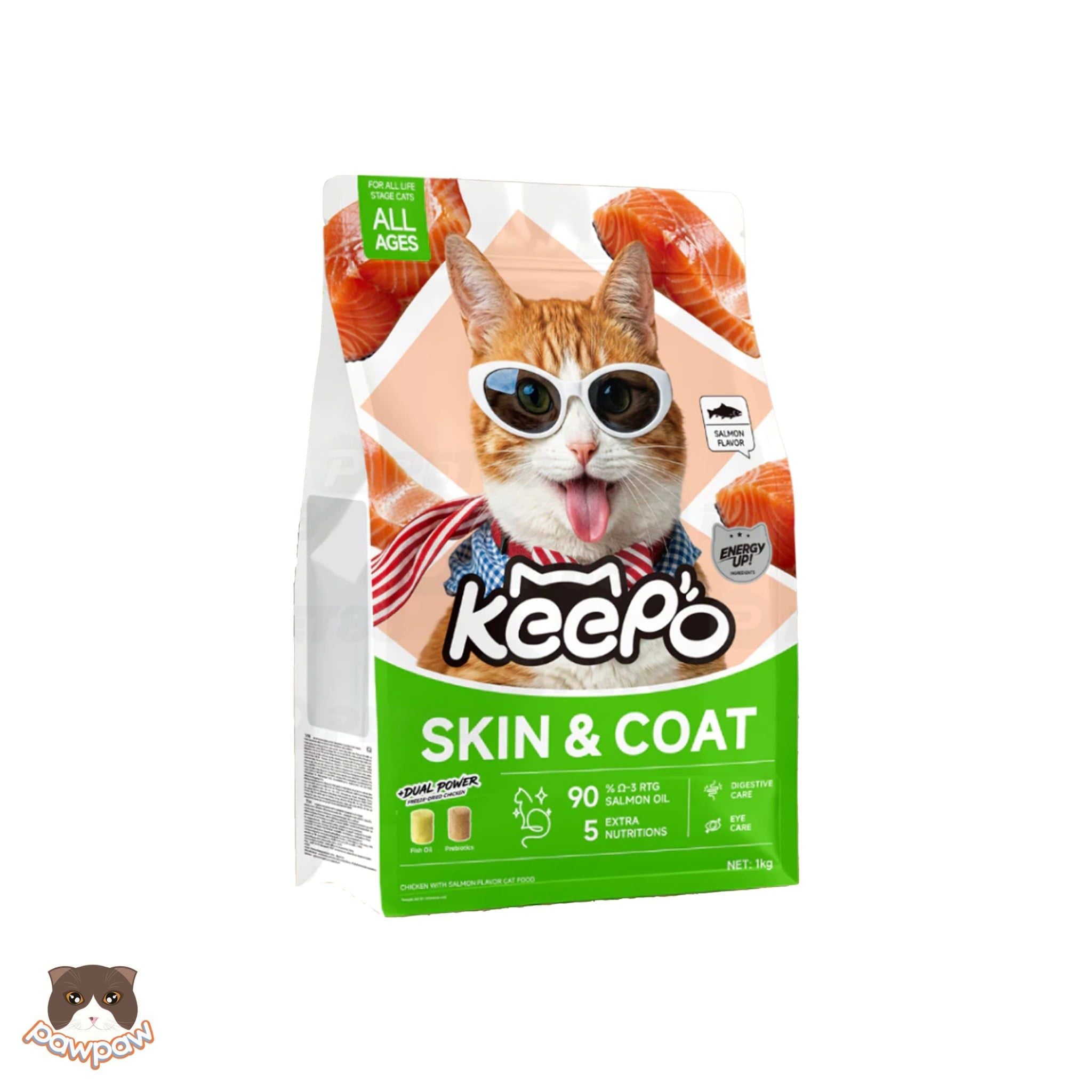  Hạt topping KEEPO 1kg cho mèo 