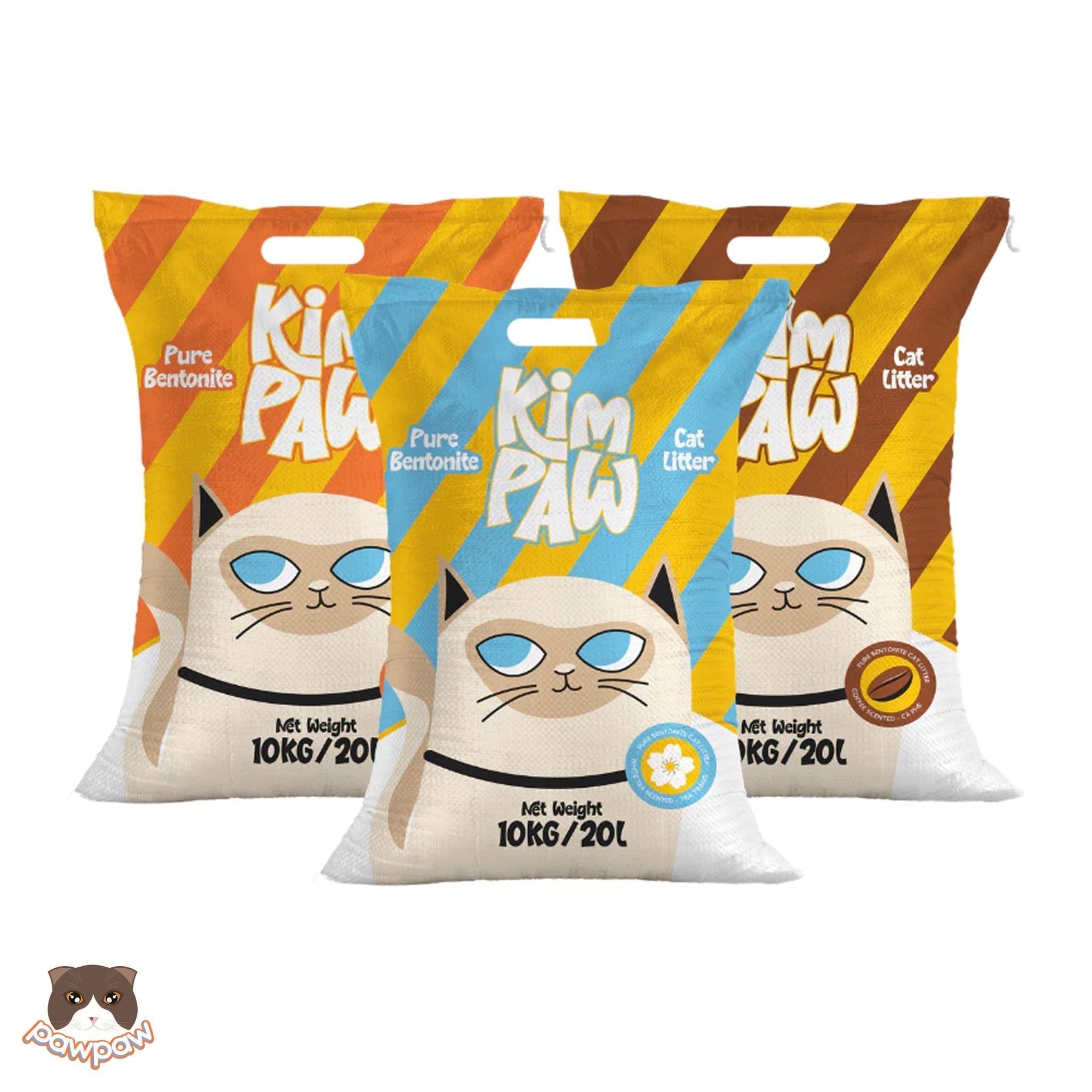  Cát đất sét tự nhiên 100% Kimpaw 20L/10kg 