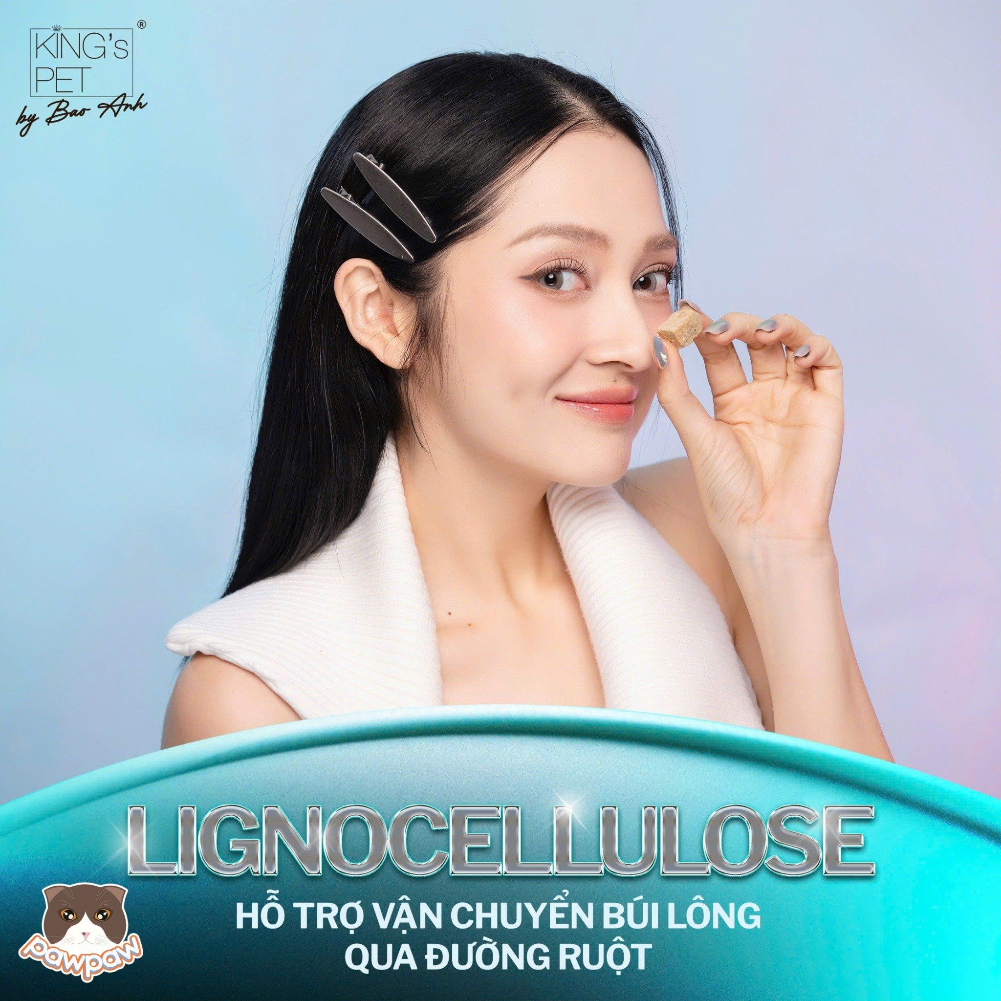  Hạt King's Pet siêu topping vị cá ngừ 1kg cho mèo 