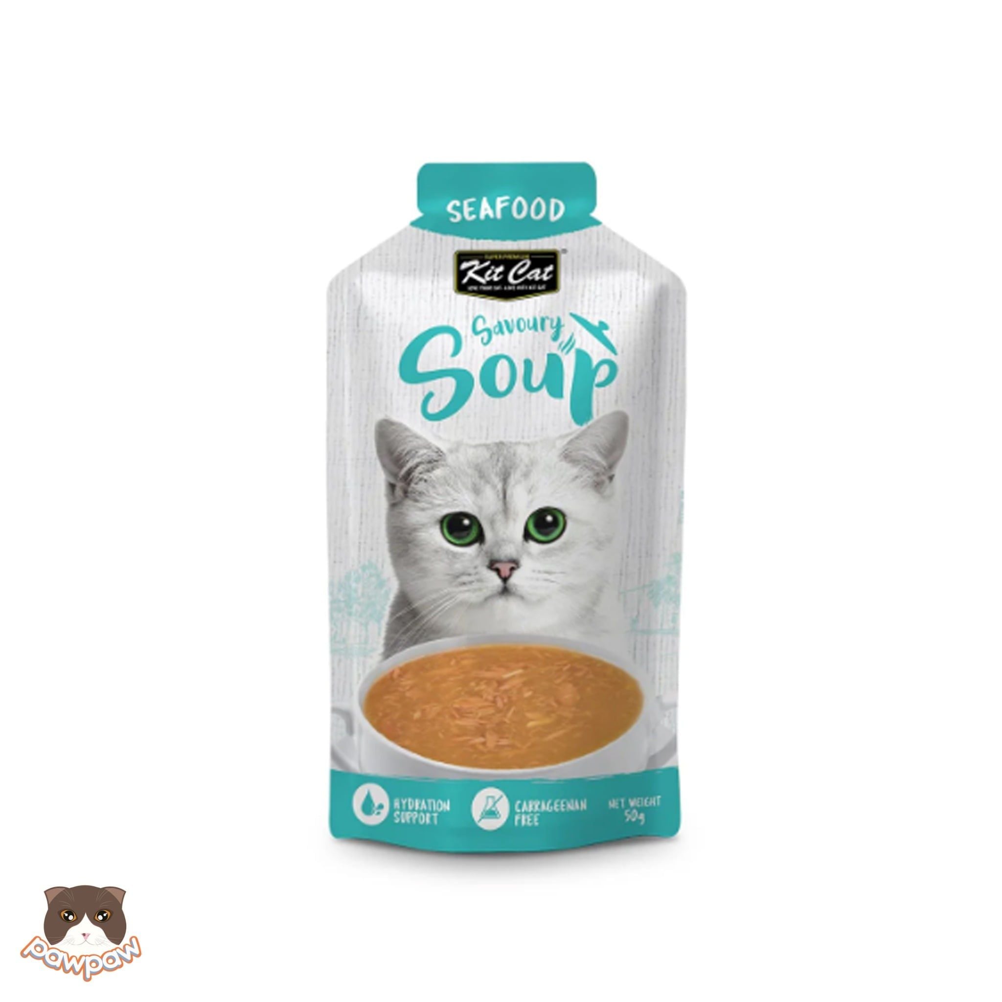  Thức ăn cho mèo dạng súp Kitcat (6x50g) 