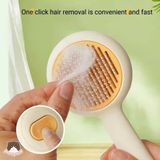  Lược chải lông đầu tròn có nút bấm cho chó mèo 