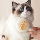  Lược chải lông đầu tròn có nút bấm cho chó mèo 