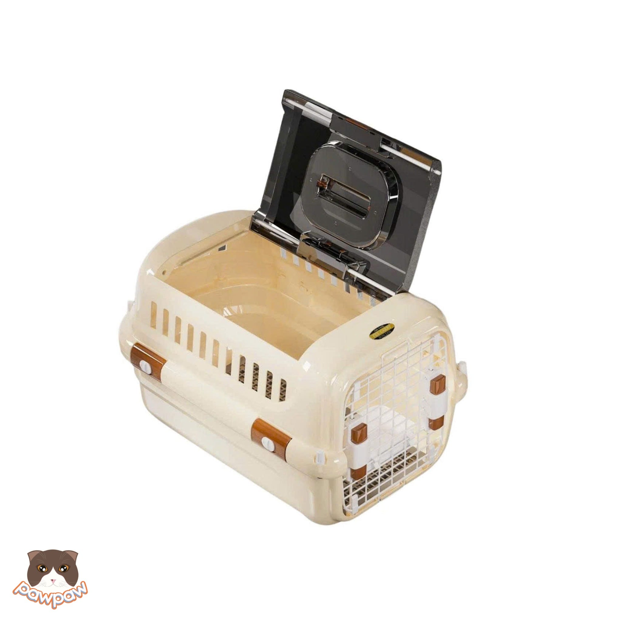  Lồng vận chuyển cao cấp có cửa trên trong suốt size M 