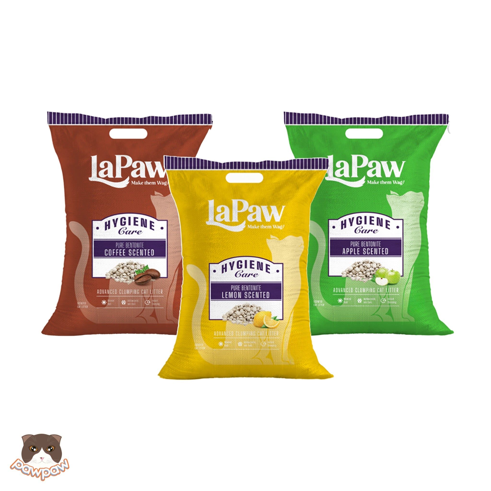  Cát đất sét tự nhiên 100% LAPAW 8L cho mèo 