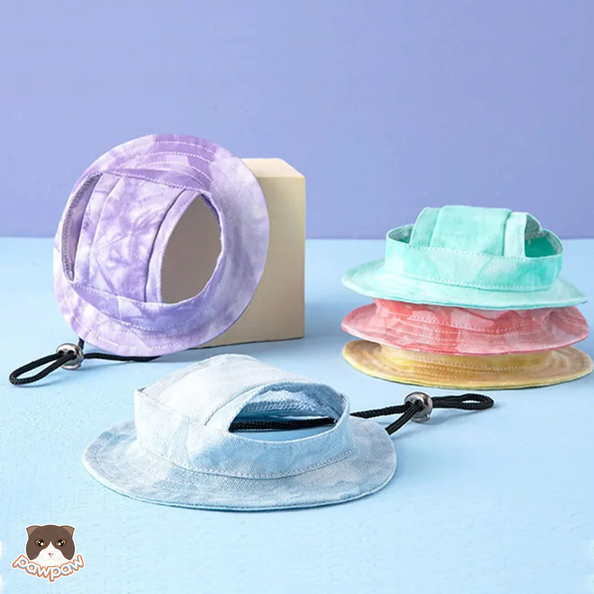  Nón vải cho chó mèo 