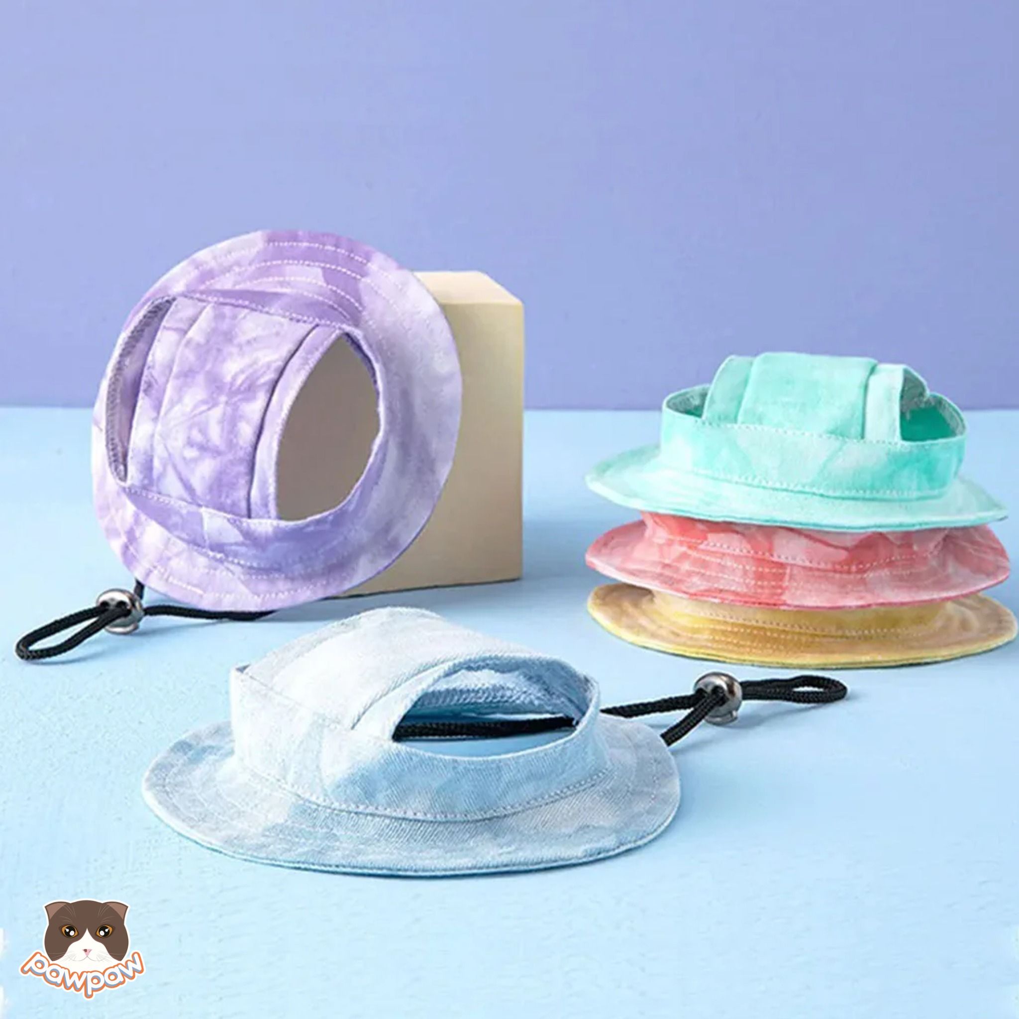  Nón vải cho chó mèo 