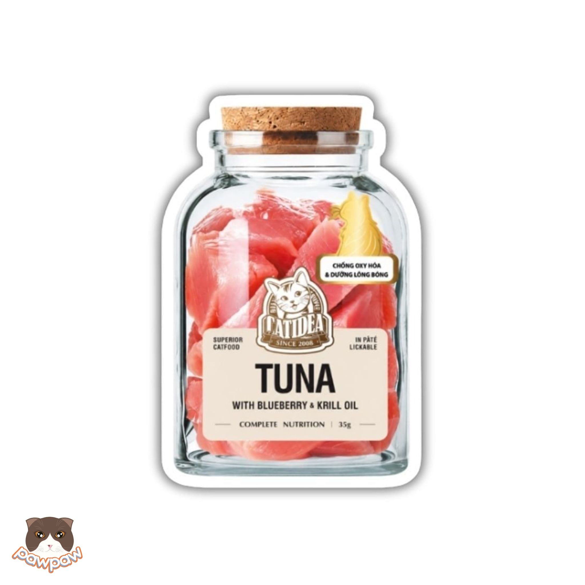  Thức ăn pate gói Catidea 35g cho mèo 