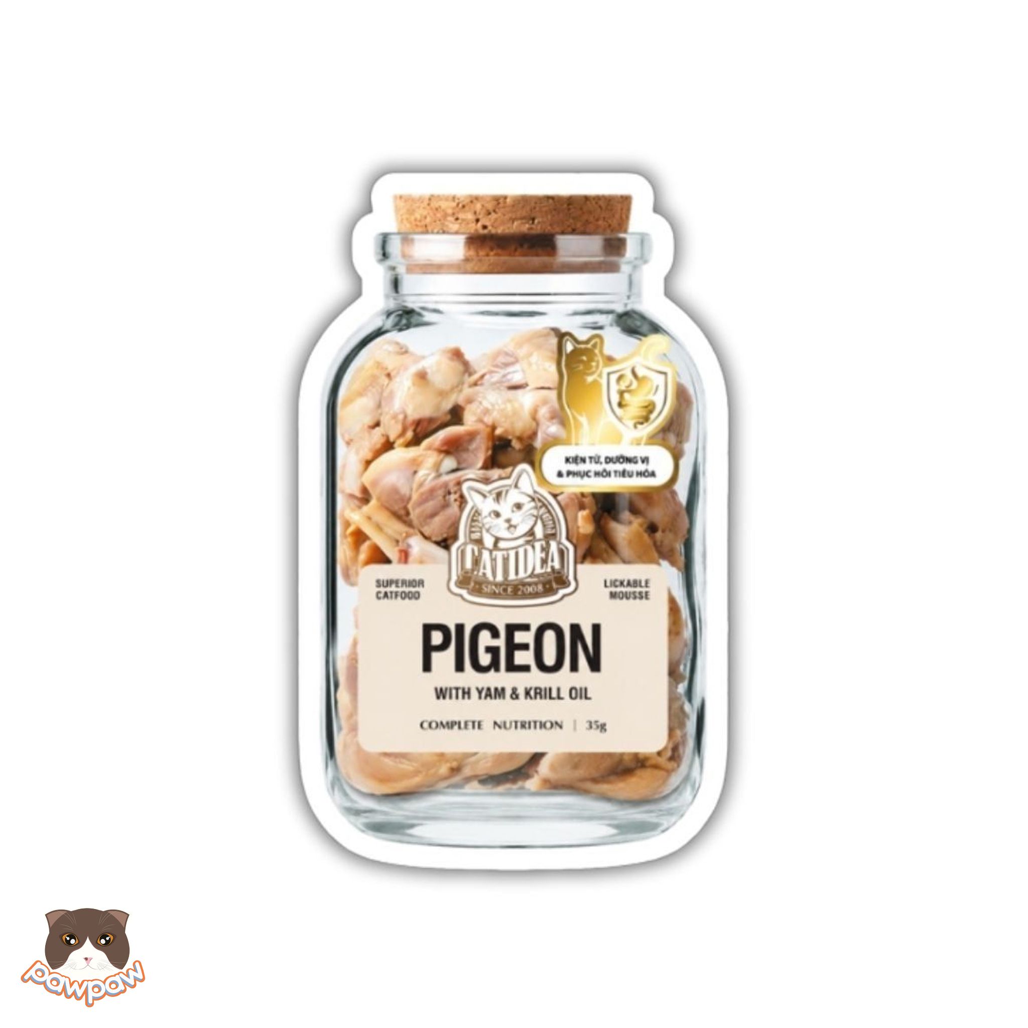  Thức ăn pate gói Catidea 35g cho mèo 