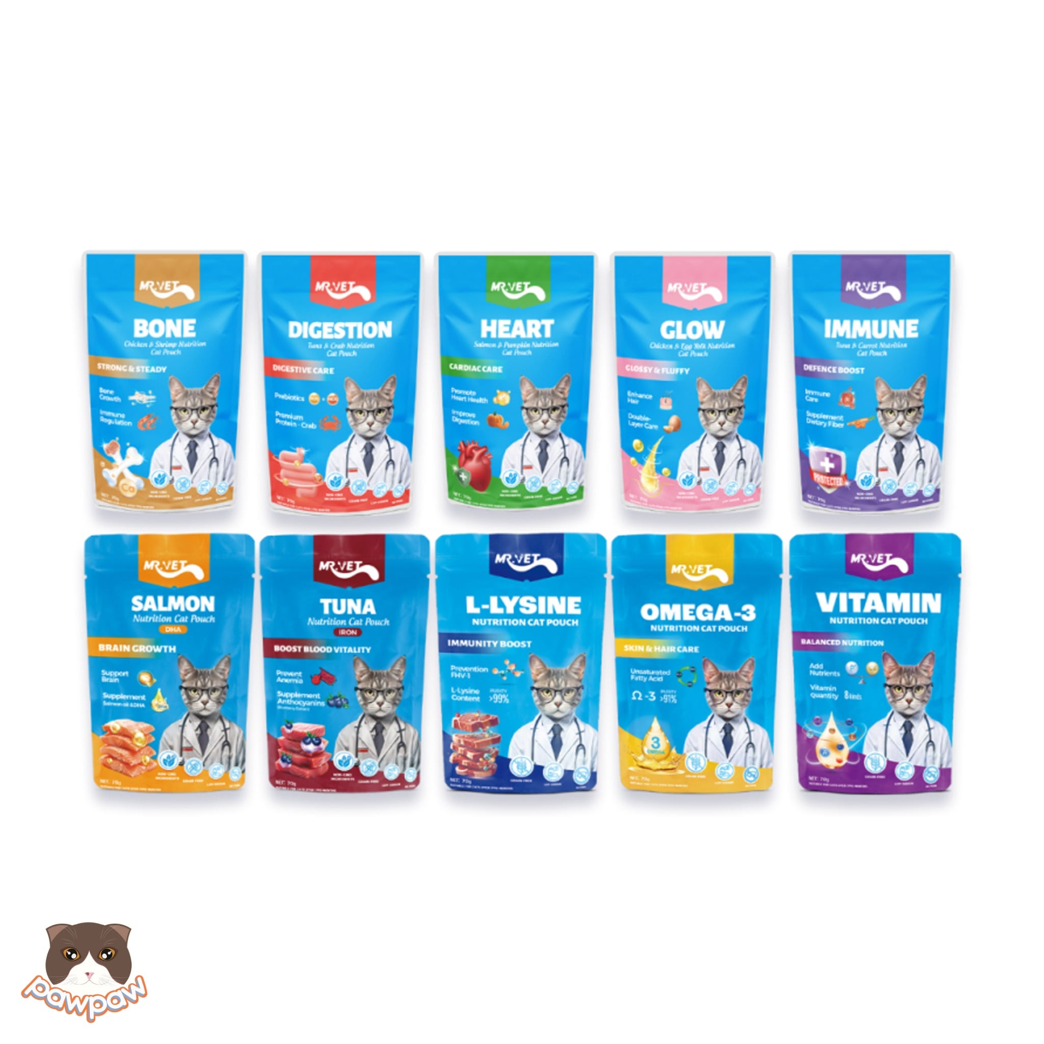  Pate Mr.Vet 70g cho mèo 