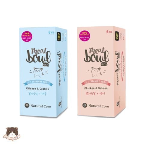  Pate gà và cá hồi cho mèo Natural Core 