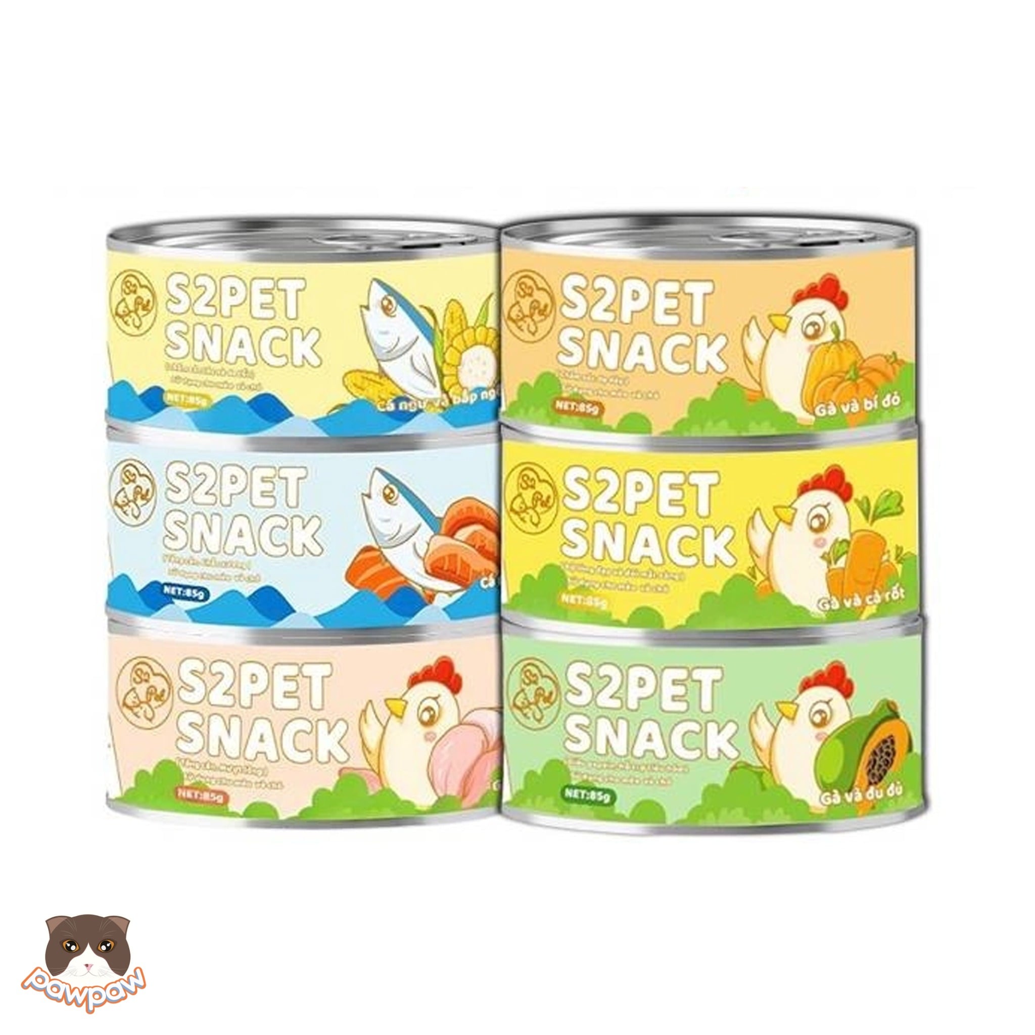  Pate sốt cho mèo S2Pet Snack 85g 