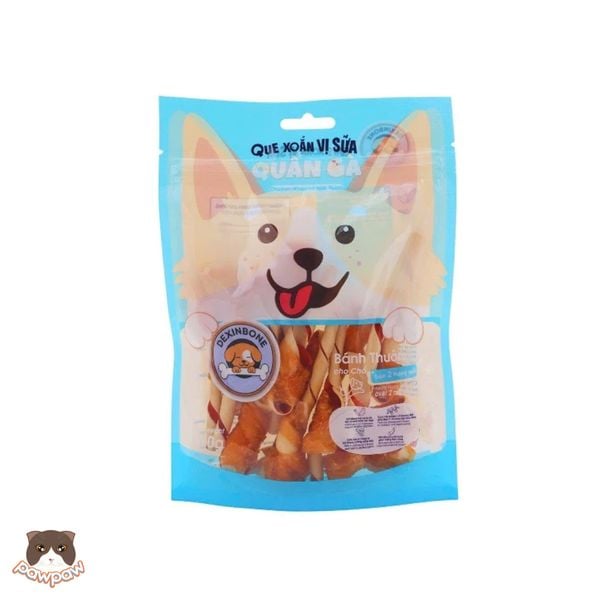  Que xoắn vị sữa gà 100g 