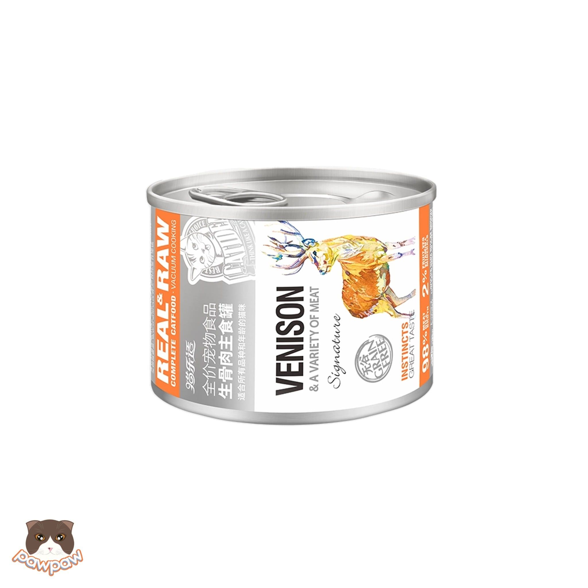  Thức ăn pate cho mèo CATIDEA Real & Raw 170g 