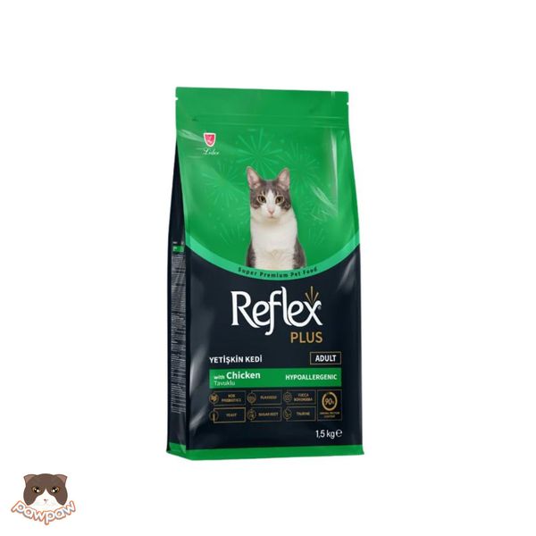  Hạt Reflex Plus Adult 1.5kg vị gà cho mèo trưởng thành 