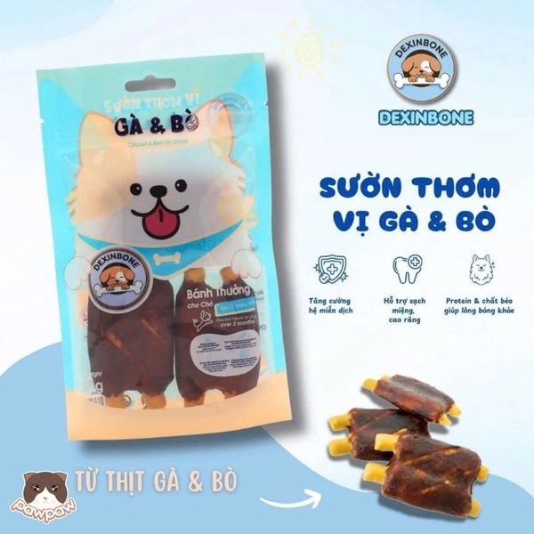  Sườn thơm vị gà & bò 