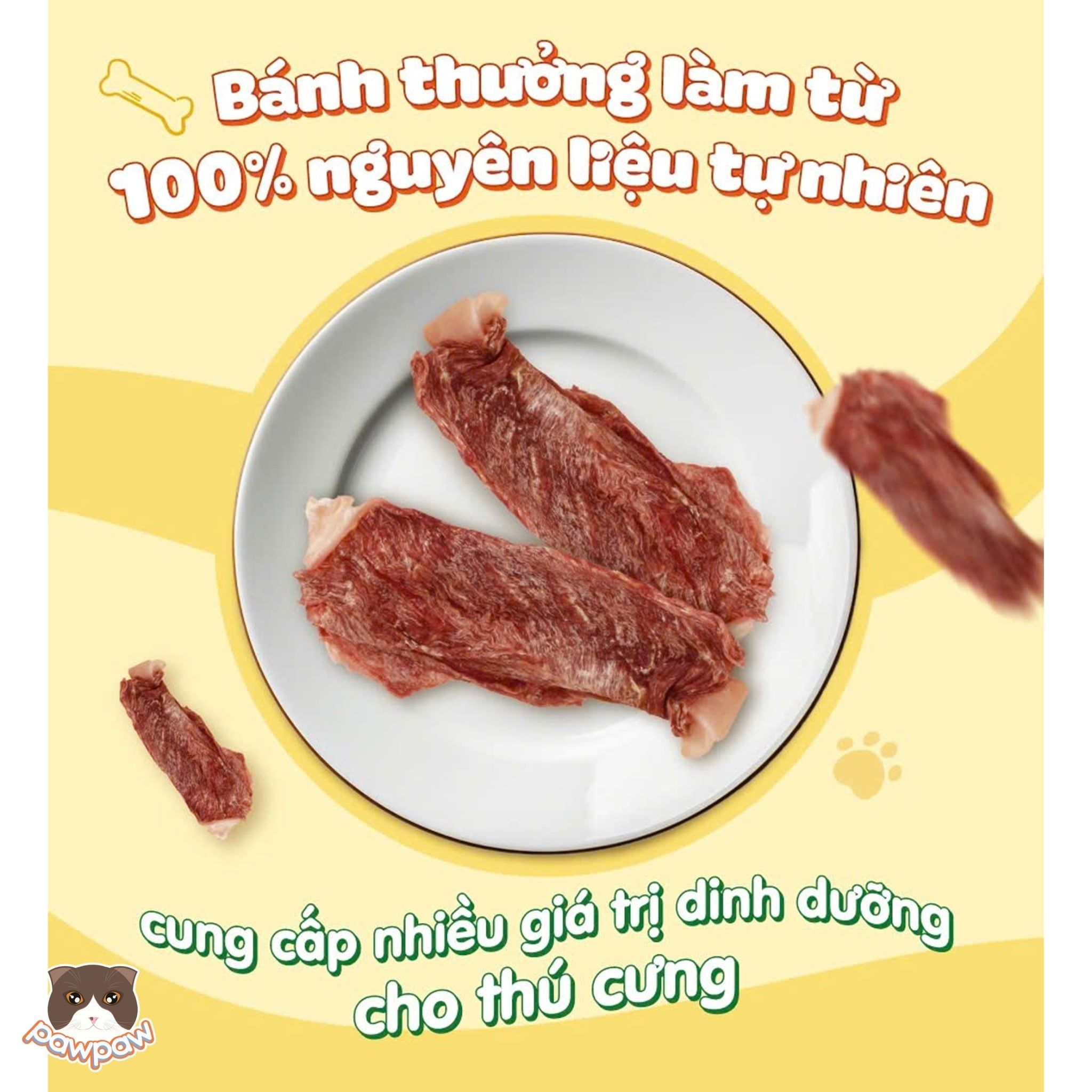  Thức ăn cho chó sụn vịt Natural Core Duck Cartilage 35g 