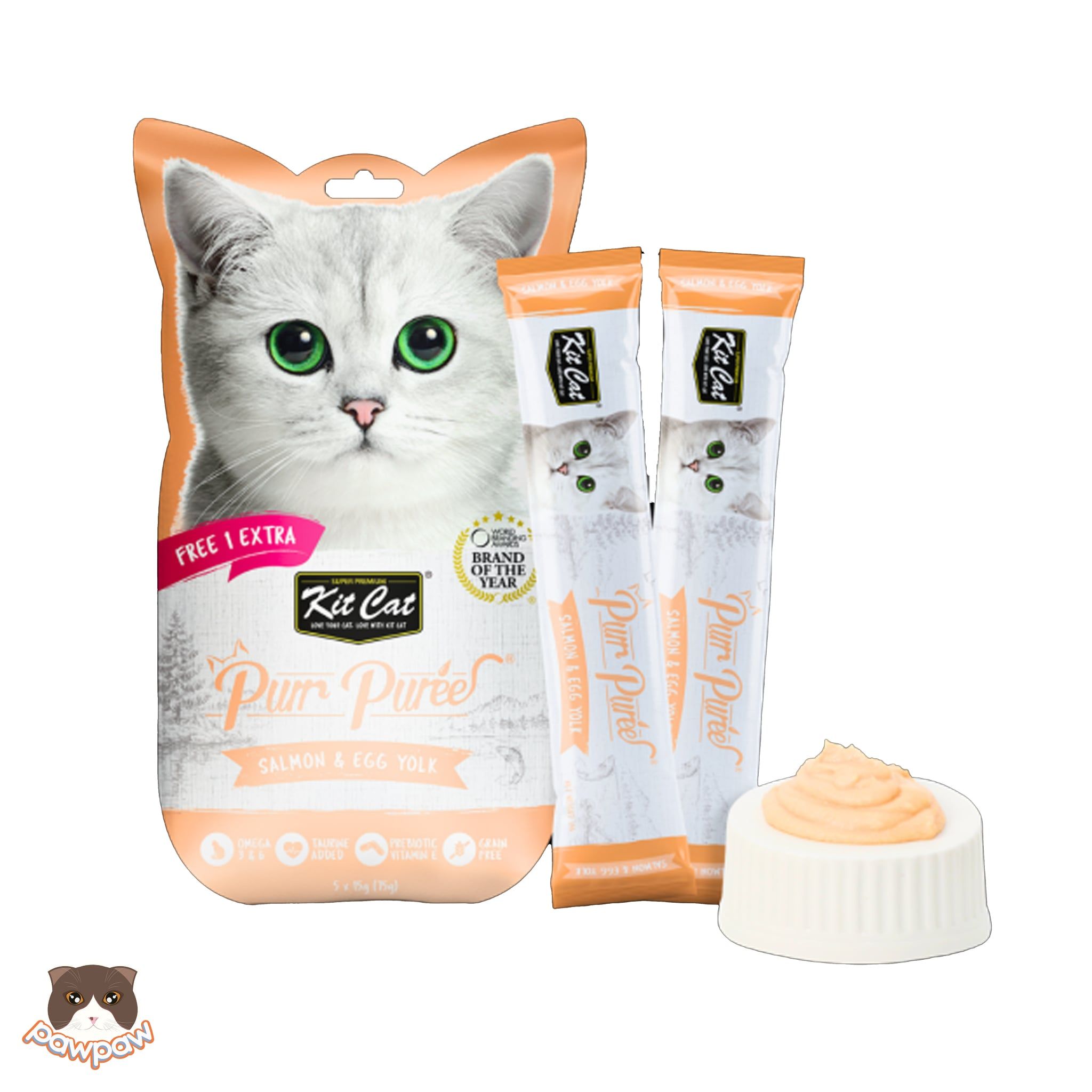  Thức ăn súp thưởng Kitcat PurrPuree 5 thanh 