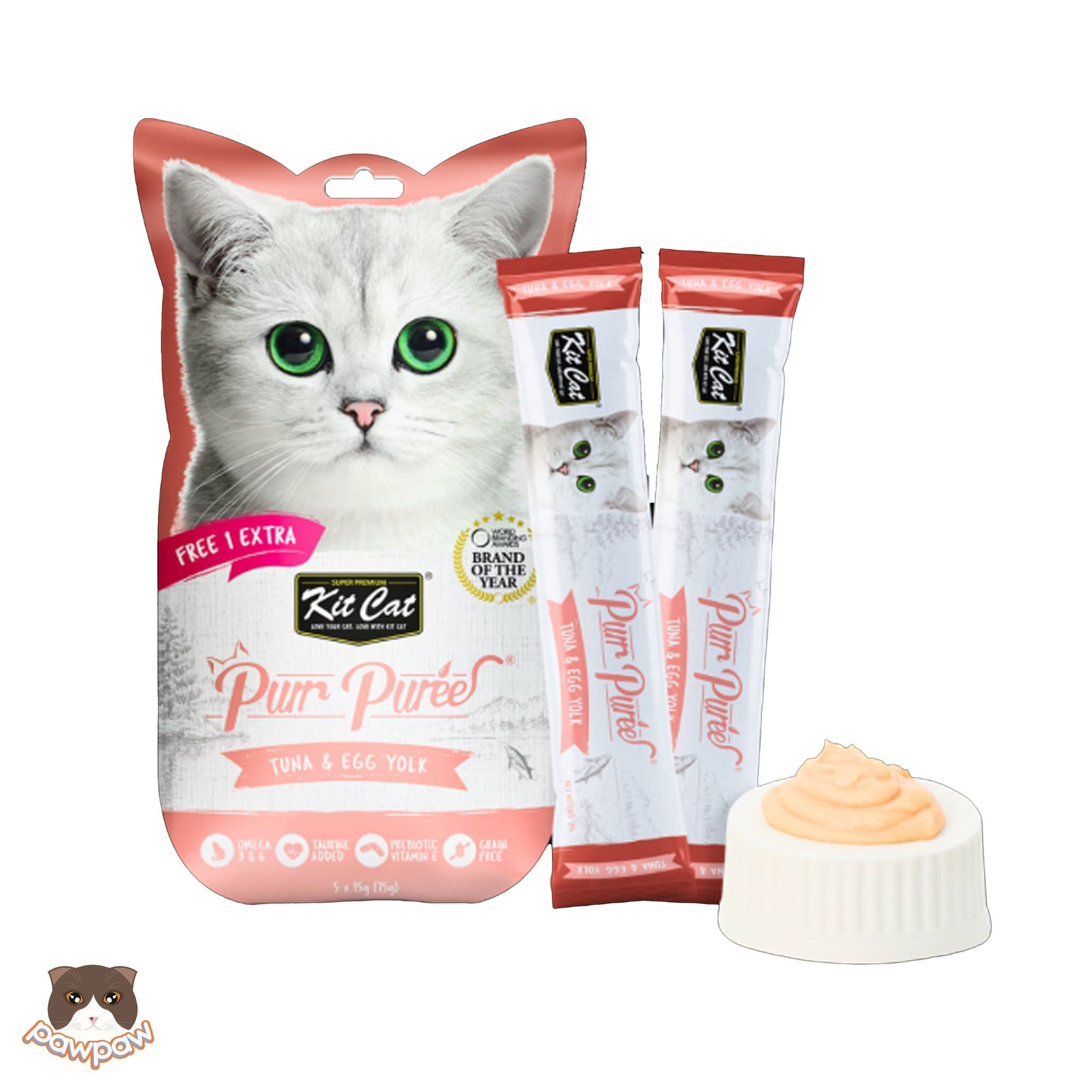  Thức ăn súp thưởng Kitcat PurrPuree 5 thanh 