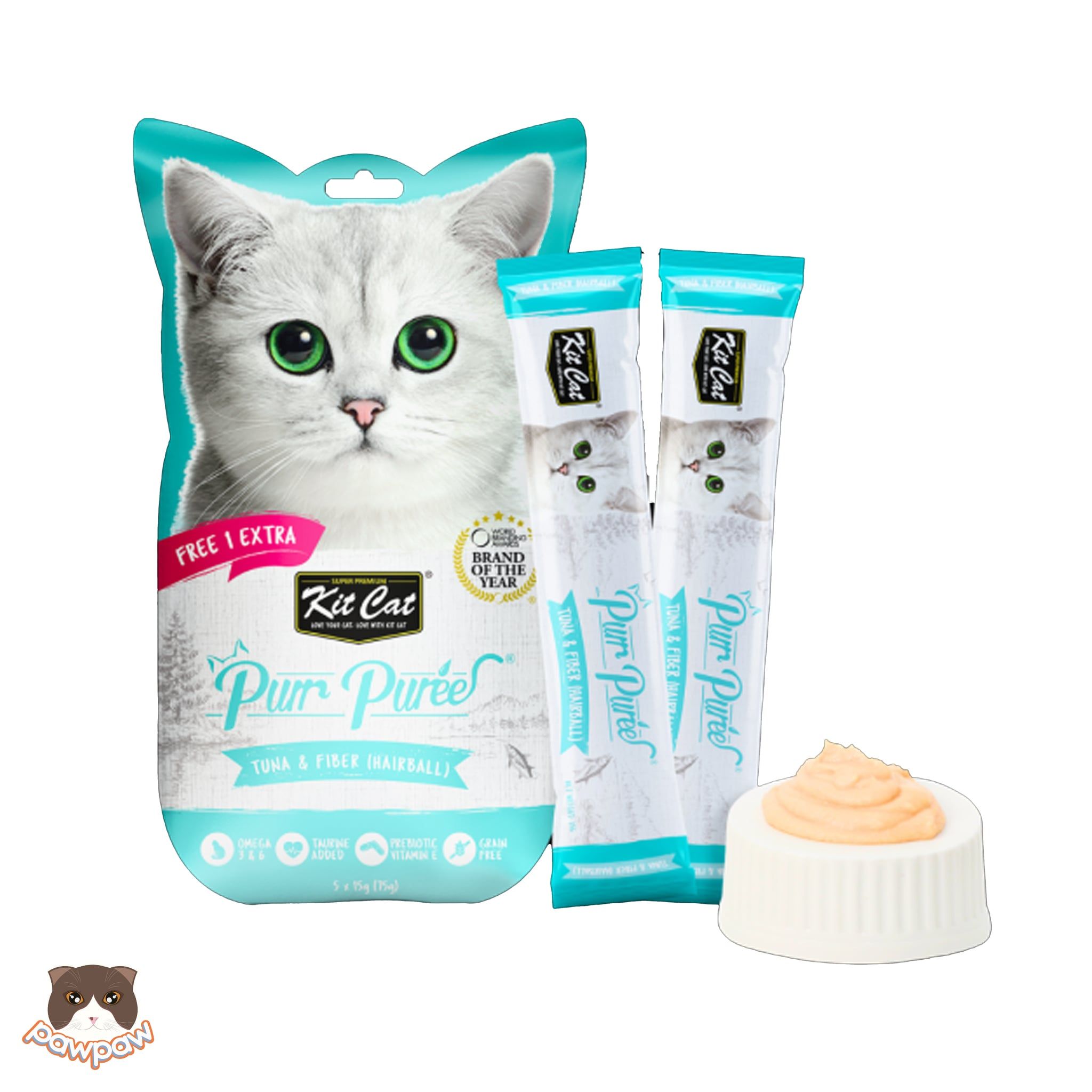  Thức ăn súp thưởng Kitcat PurrPuree 5 thanh 