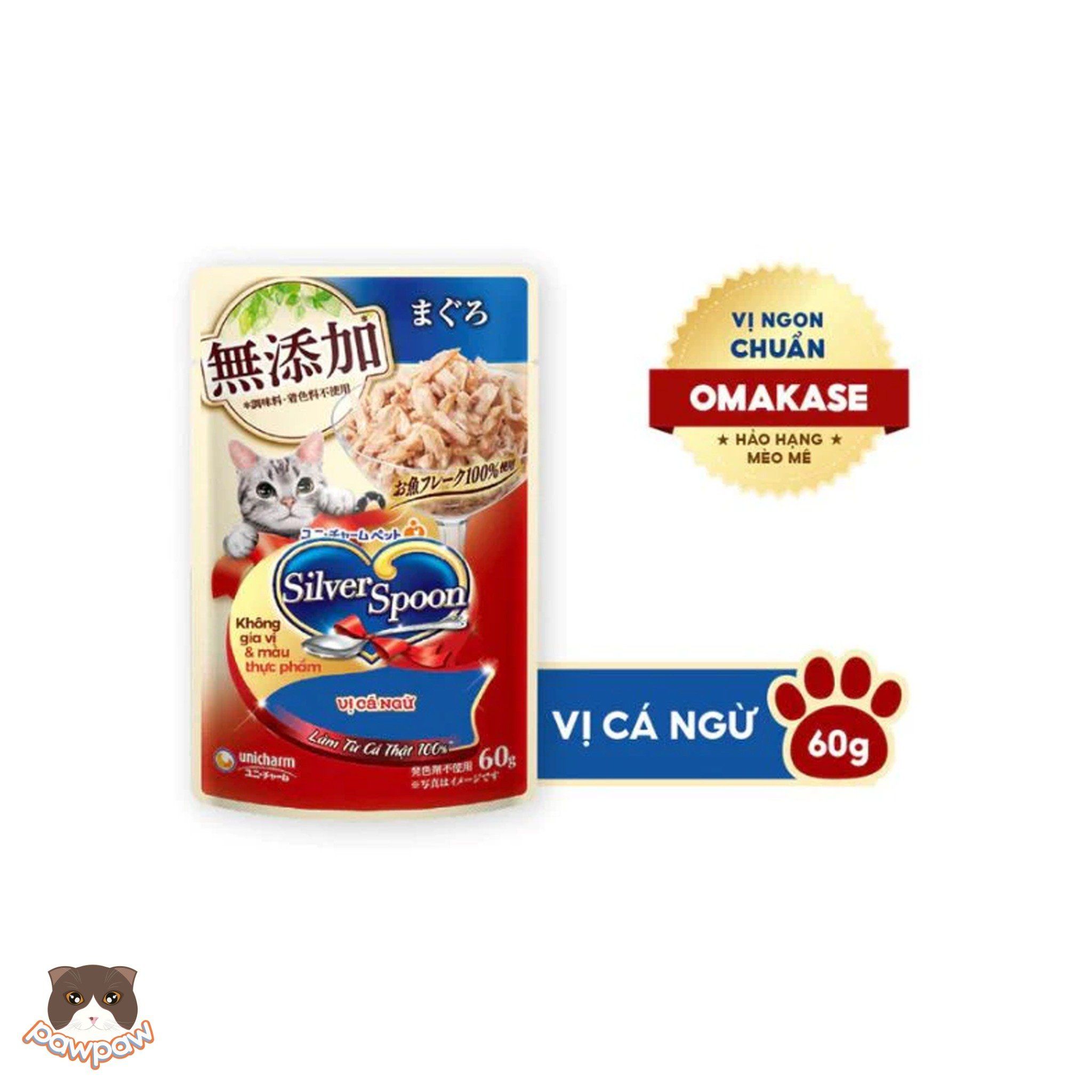  Pate Silver Spoon 60g cho mèo 