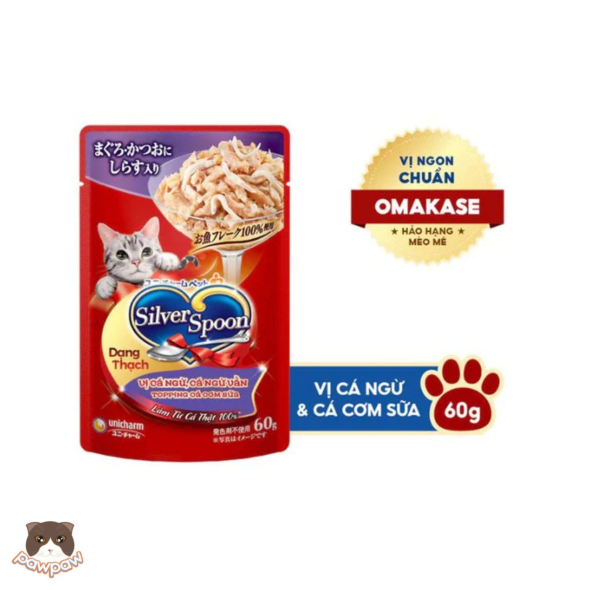  Pate Silver Spoon 60g cho mèo 