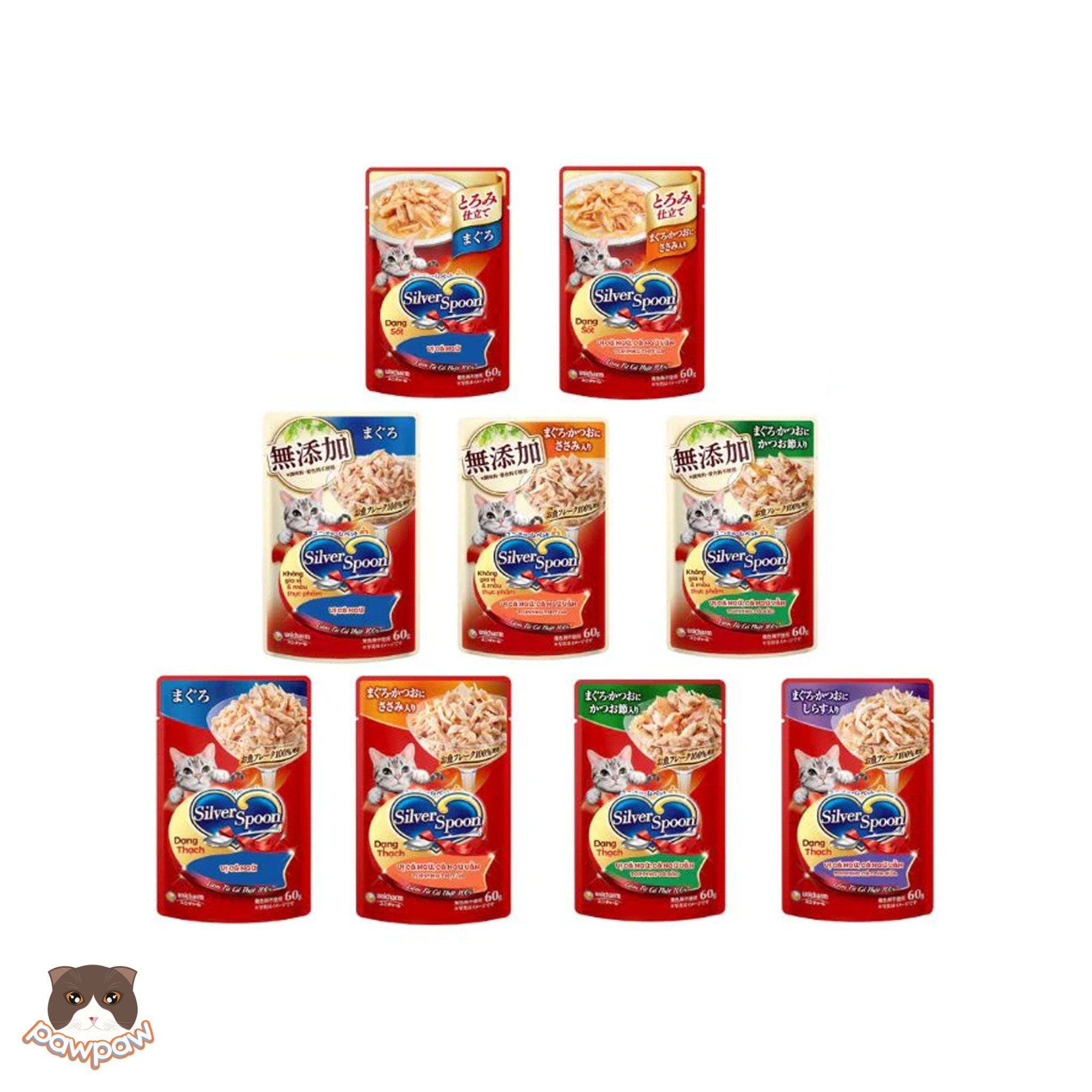  Pate Silver Spoon 60g cho mèo 