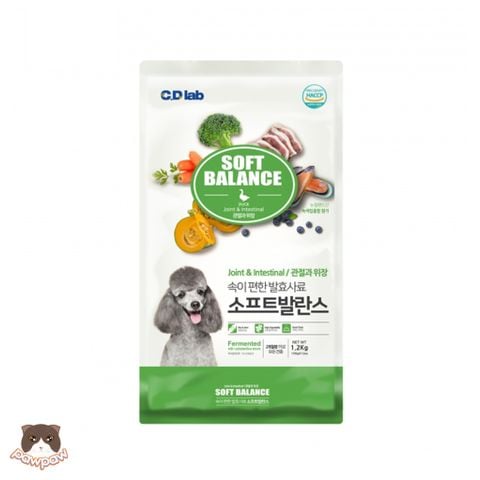  Thức ăn hạt mềm hỗn hợp hoàn chỉnh cho chó trên 2 tháng tuổi Soft Balance Joint & Intestinal ( vị vịt ) 