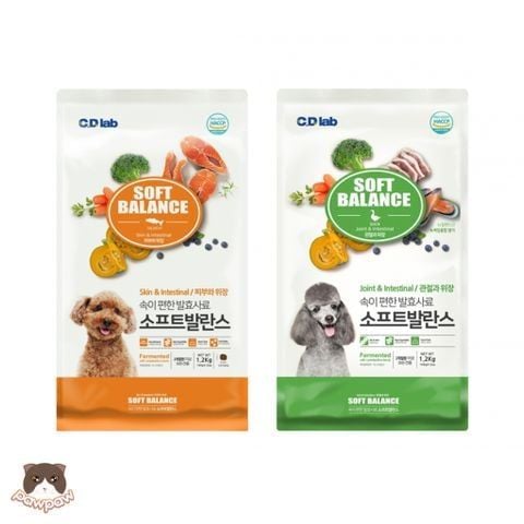  Thức ăn hạt mềm hỗn hợp hoàn chỉnh cho chó trên 2 tháng tuổi Soft Balance Joint & Intestinal ( vị vịt ) 