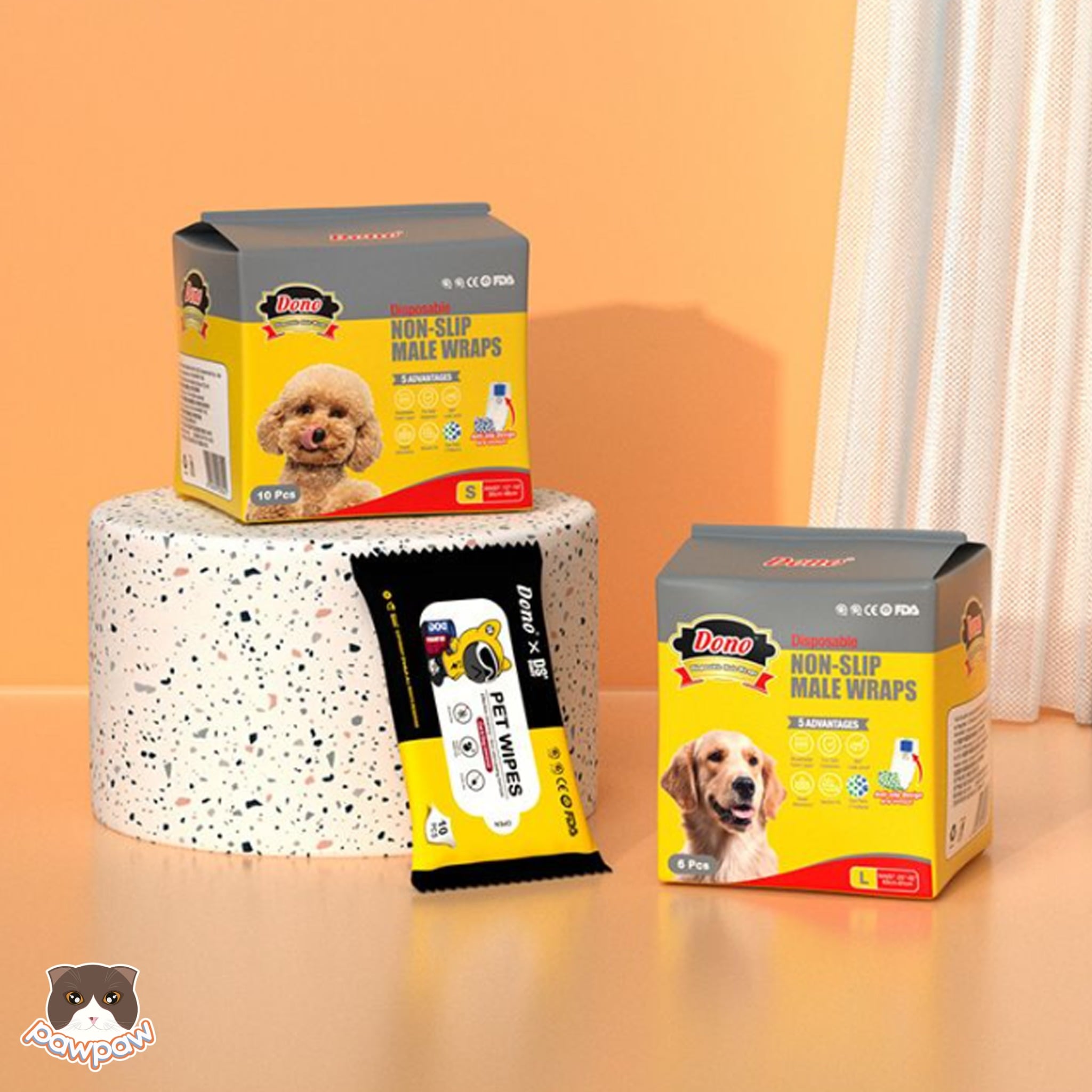  Tả quấn - bỉm cho chó đực Dono Male 