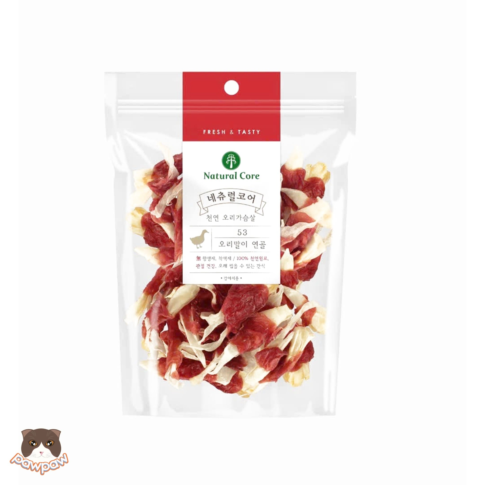  Thịt vịt cuộn sụn thỏ Natural Core 120g cho chó 