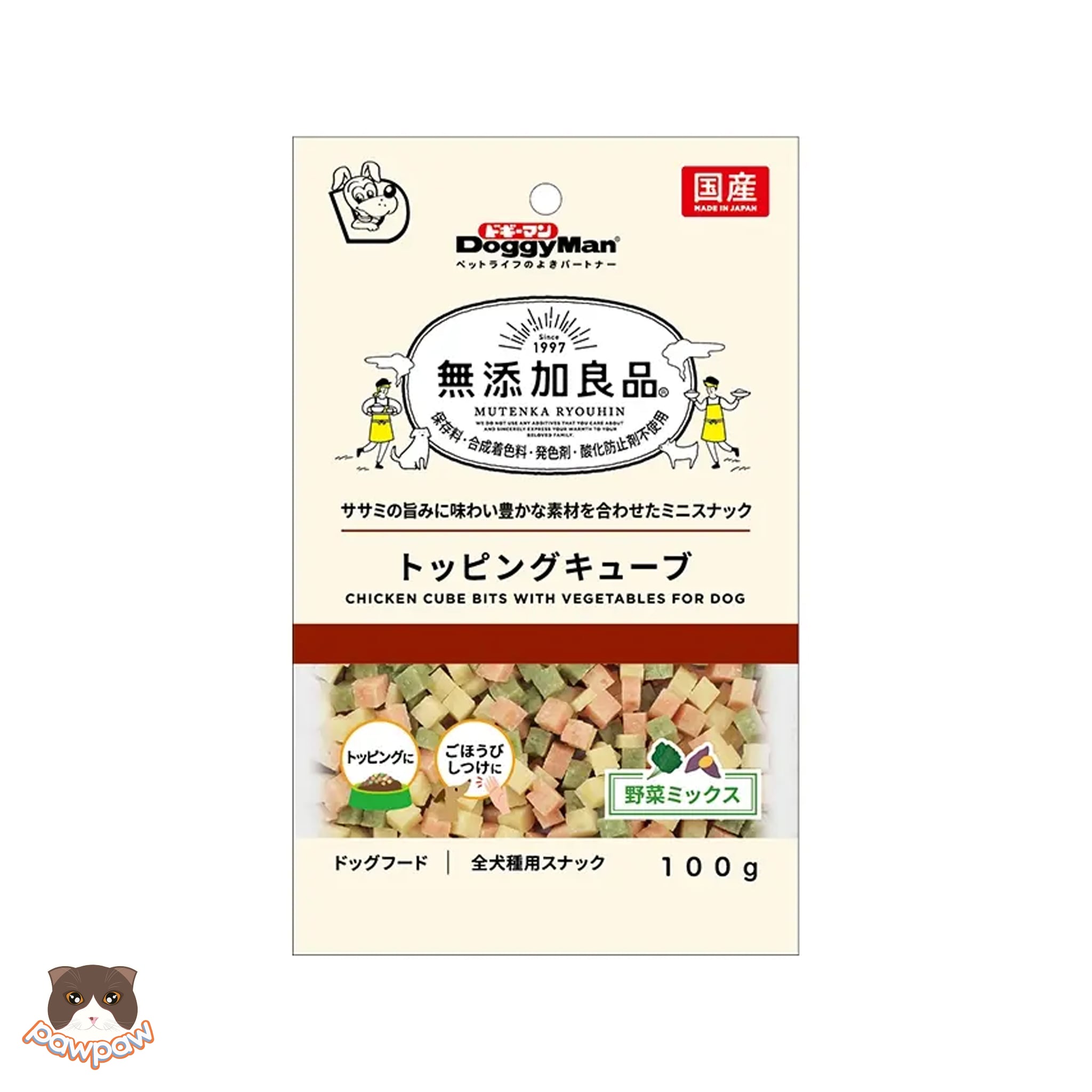  Viên topping vị gà rau củ Doggyman 100g 