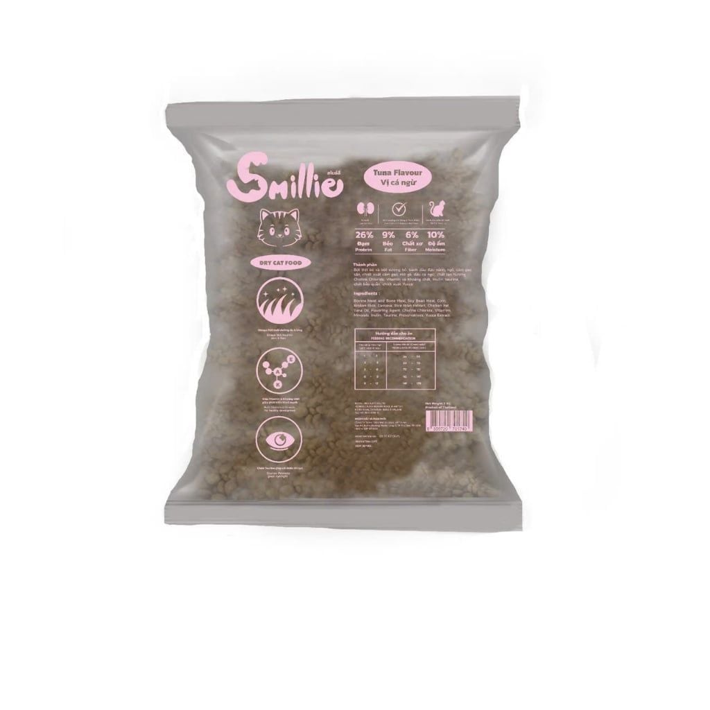  Hạt Smillie 1kg cho mèo 