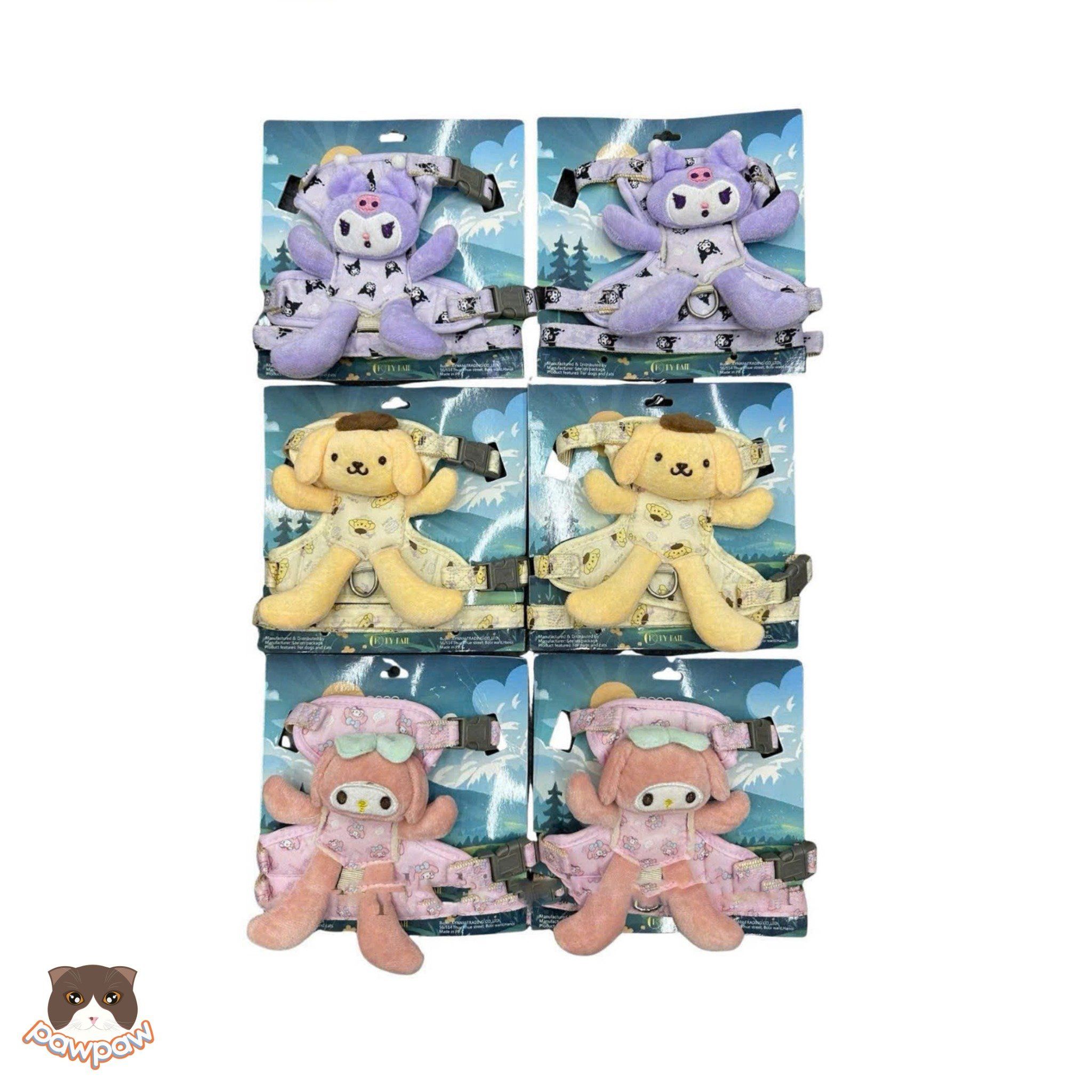  Yếm dắt gấu bông thỏ cho chó mèo 