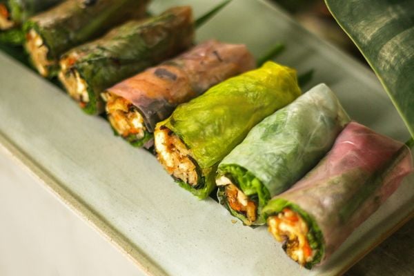  Bì cuốn chay - Fresh Veggy Rolls 