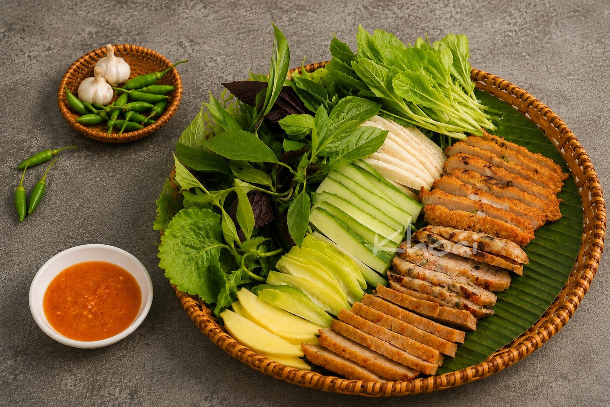  Mẹt Chả Biển Khơi - Khoái Signature Seafood Cake Platter 