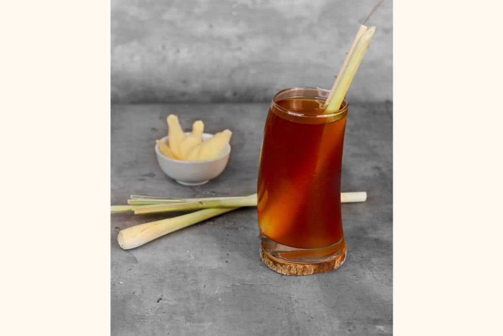  Trà Sả Gừng Nóng - Hot Ginger Lemongrass Tea 