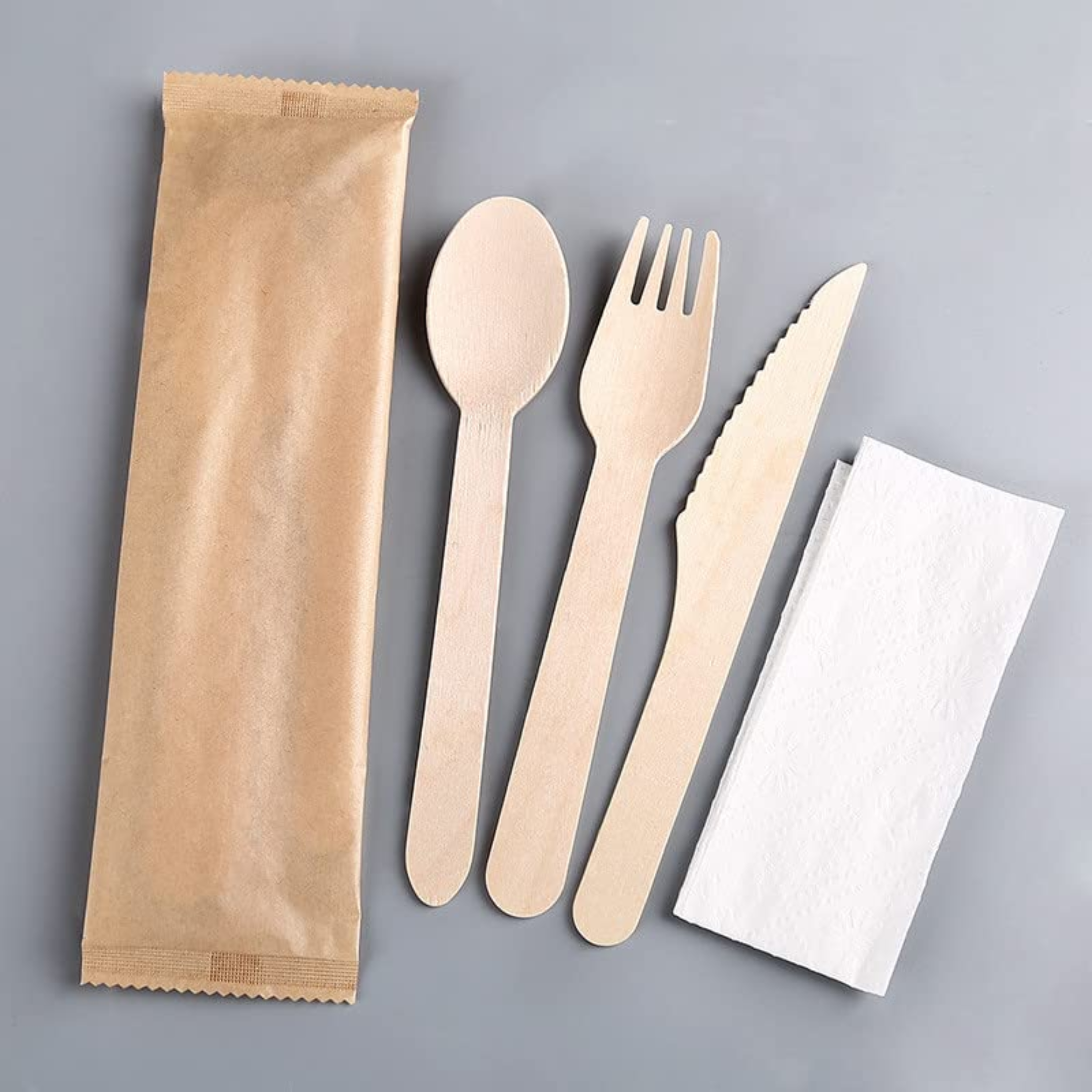  Disposable wooden cutlery 
