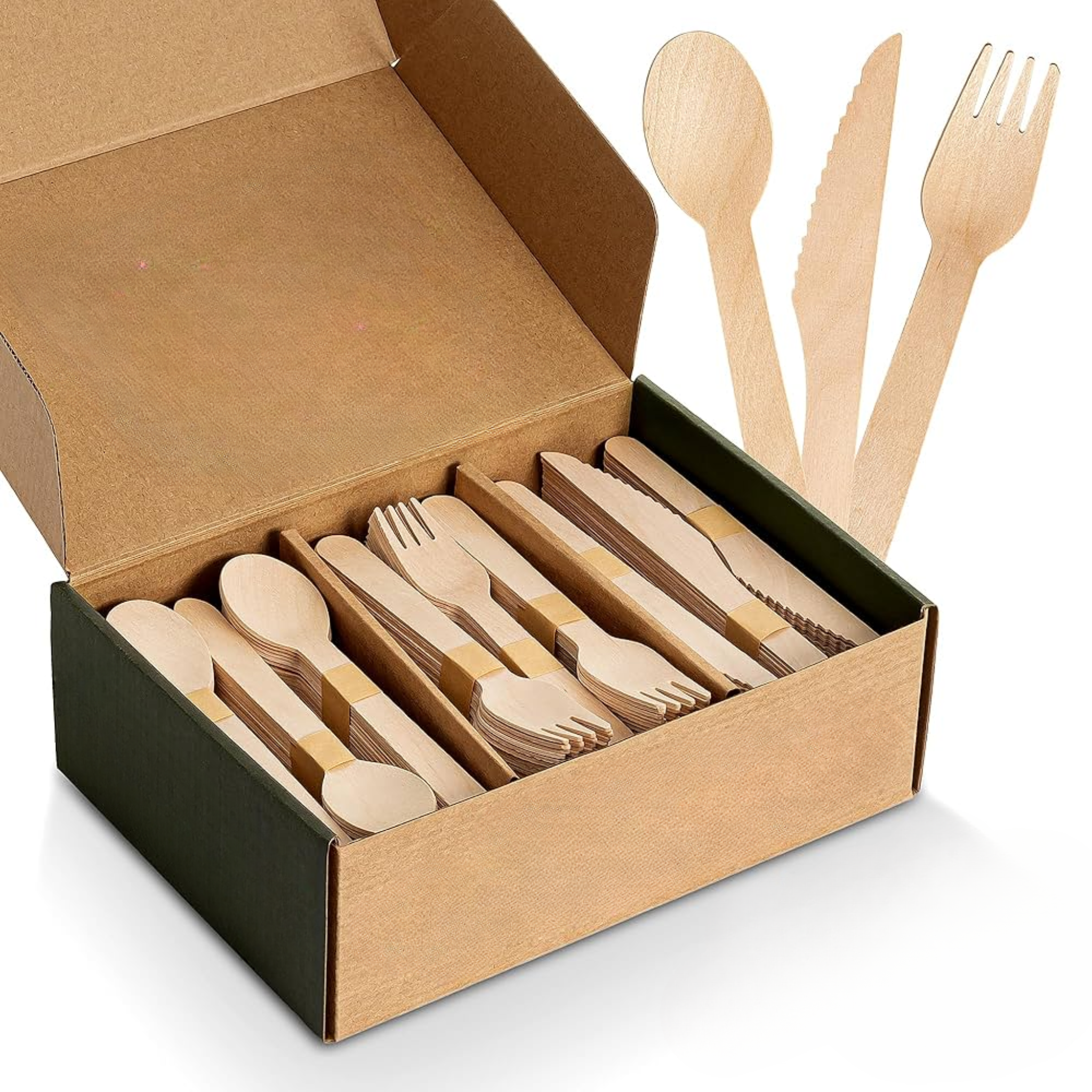  Disposable wooden cutlery 