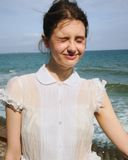  Sweet Dare Shirt – Áo sơ mi cổ tròn tơ xuyên thấu phối bèo Remmus - BST Remmus x Dove 