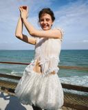  Sweet Dare Shirt – Áo sơ mi cổ tròn tơ xuyên thấu phối bèo Remmus - BST Remmus x Dove 