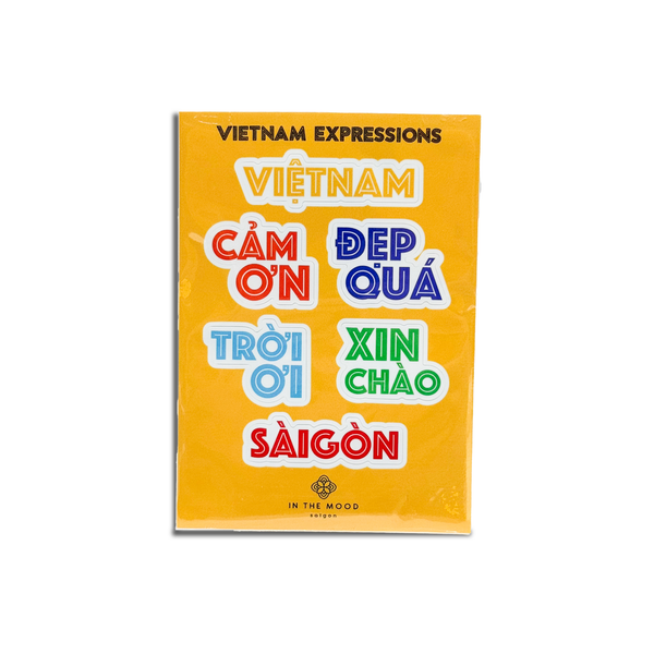  Sticker Set Viet Nam - Saigon 