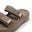 Dép Buzz Two Strap Slides Brown