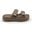 Dép Buzz Two Strap Slides Brown