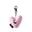 Móc khóa thú bông Wii - What It Isnt Lovey Heart Pink