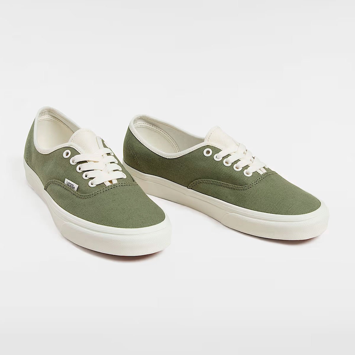 Giày Vans Authentic Linen Loden Green Giày Vans Authentic Linen Loden Green