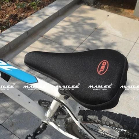 Bọc yên xe đạp êm ᶆông silicon mềm dành cho yên xe đạp thể thao đường trường size 26x15 cm