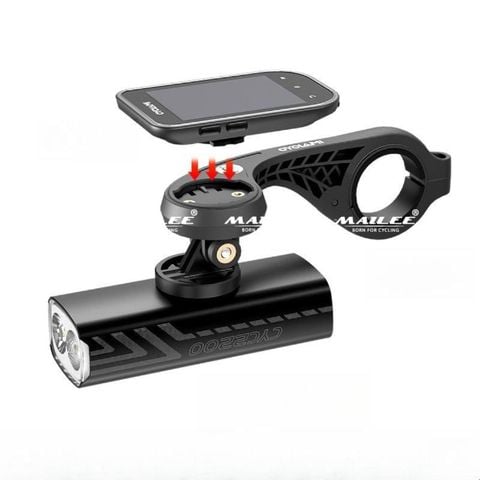 Giá Đỡ Đèn Pin Đồng Hồ Tốc Độ Treo Xe Đạp CYC Giá Gắn Tay Lái Tích Hợp Treo Đèn Và Tốc Độ Gọn Nhẹ Đường Kính 31,8mm