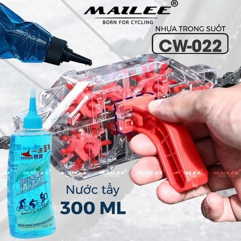 Dụng Cụ Làm Sạch Chà Sên Xích Xe Đạp CHAIN WASHER CW-022 Ngâm Trong Suốt, Làm Sạch Dầu Mỡ Dễ Dùng, Tiện lợi, Hiệu Quả, Nhanh chóng (2 tùy chọn) - Mai Lee