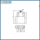  Khóa bóp VIỆT TIỆP chống cắt 01502 (80c/T)Cái) 