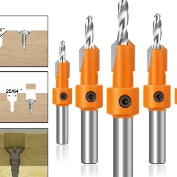  Mũi Khoan 2 tầng âm mũi vít 3 * 8 